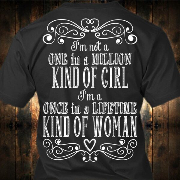 I'm not a one in a million kind of girl 1